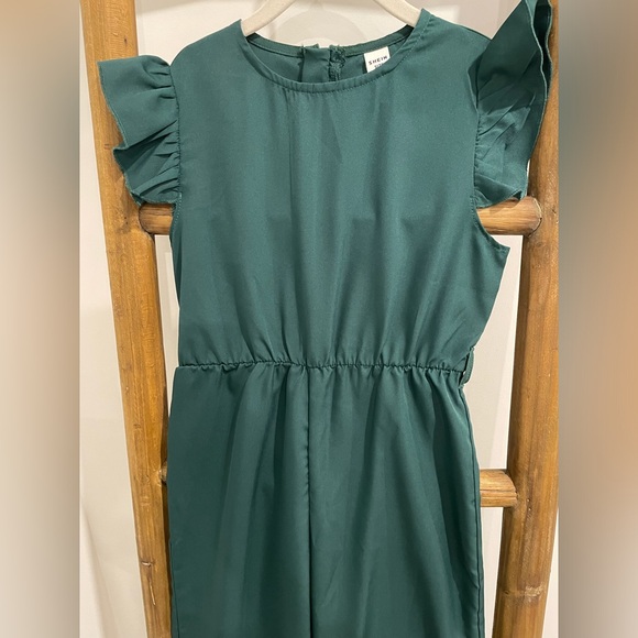 Forest Green Jumpsuit - Picture 2 of 5